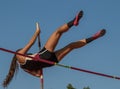 Female Pole Vaulter