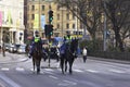 Female police officers on horseback