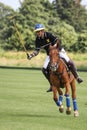 Female Polo player. Argentine cup. Dublin. Ireland Royalty Free Stock Photo