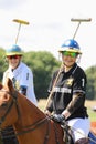 Female Polo players. Argentine cup. Dublin. Ireland Royalty Free Stock Photo