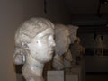 Female portrait roman marble statue