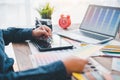 Female programmers are stretching oneself and relaxing after working and planning to work on programming, software coding and web