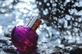 Female red and wet perfume Royalty Free Stock Photo