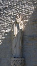 female statue praying