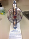 Female reproductive model at OBGYN medical doctor office