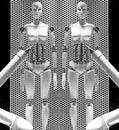 Female robotic mannequins