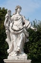Female sculpture in Lower Belvedere park