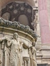 Female sculptures and statues in the architecture of Palace of Fine Arts in San Francisco California Royalty Free Stock Photo