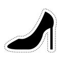 Female Shoe Isolated Icon