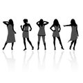 Female silhouettes