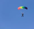 Female skydiver