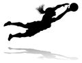 Female Soccer Football Player Woman Silhouette