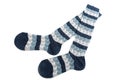 Female socks isolated on a white Royalty Free Stock Photo