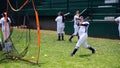 Female softball player Royalty Free Stock Photo