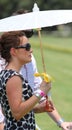 Female Spectator at the Polo