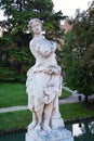 Female statue in Castelfranco Veneto, Treviso, Italy