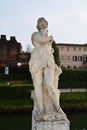 Female statue and Giorgione Square Royalty Free Stock Photo
