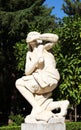 Female statue representing the fear