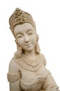 Female stone carving