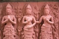 Female stone carvings