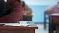 A female student who is tired from taking a difficult exam is discouraged and falls asleep during the exam due to stress. The