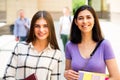 Female students outdoors