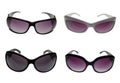 Female sunglasses with clipping patch Royalty Free Stock Photo