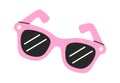Female sunglasses hand drawn accessory Royalty Free Stock Photo