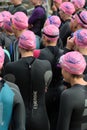 Hever Castle Triathlon. Female swimmers. Sept 23rd 2017