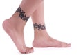 Female Tattooed Feet