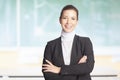 Female teacher in the classroom Royalty Free Stock Photo