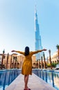 Female tourist in Dubai, United Arab Emirates