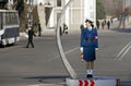 Female traffic police.DPRK