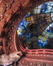 Solo Female Traveler at the Erawan Museum, Bangkok, Thailand Royalty Free Stock Photo