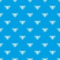 Female underwear pattern seamless blue