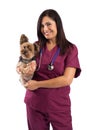 Female veterinarian