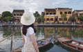 Female visitor at Hoi An, Vietnam