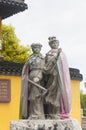 Female warriors statue Jinshan Temple Scenic area