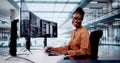 Female Web Programmer Coding On Computer Royalty Free Stock Photo