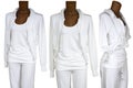 Female white tracksuit