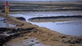 Female worker in the Gujarati salt flats, India