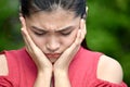 A Female Youngster And Depression Royalty Free Stock Photo