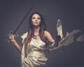 Femida, Goddess of Justice Royalty Free Stock Photo