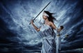 Femida, Goddess of Justice Royalty Free Stock Photo