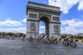 The Feminine Peloton in Paris - La Course by Le Tour de France 2016 Royalty Free Stock Photo