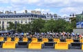 The Feminine Peloton in Paris - La Course by Le Tour de France 2016 Royalty Free Stock Photo