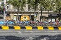 The Feminine Peloton in Paris - La Course by Le Tour de France 2 Royalty Free Stock Photo