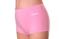 Feminine pink shorts frontal