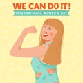 Feminism, girl power, International Women`s Day concept.