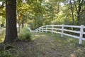 Fence along a rural roadway